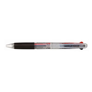 【三菱鉛筆】４色ボールペン　クリフター　４色ボールペン０．７（黒・赤・青・緑）（本体色：透明） １本/SE4354.T
