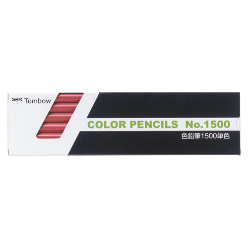 色鉛筆　１５００単色　（ももいろ）