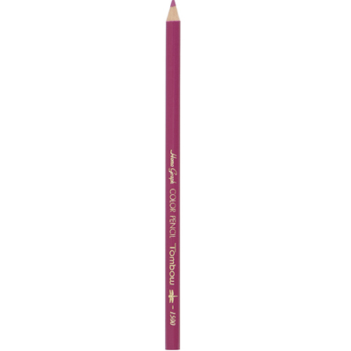 【トンボ鉛筆】色鉛筆　１５００単色（あかむらさき） １ダース/1500-23