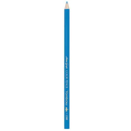 【トンボ鉛筆】色鉛筆　１５００単色（うすあお） １ダース/1500-14
