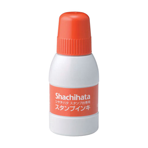 【シヤチハタ】シヤチハタ　スタンプ台　専用スタンプインキ（小瓶）　朱 １本/SGN-40-OR