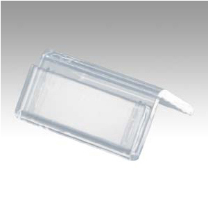 【共栄プラスチック】豆カード立（透明） １０個/L-30-1
