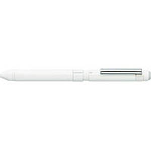 【ゼブラ】シャーボＸ　ＳＴ３　２色ボールペン＋シャープペン用　軸（ホワイト） １本/SB14-W