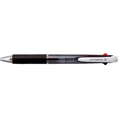 【三菱鉛筆】ジェットストリーム　３色ボールペン０．７（黒・赤・青）（本体色：黒） １本/SXE340007.24