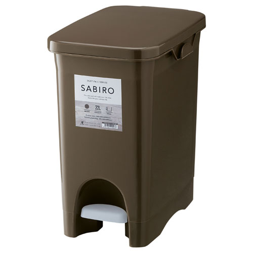 【東谷】サビロ　ペダルペール２０ＰＳ　ダストボックス　ごみ箱　ＲＳＤ－１８０ＢＲ １個/RSD-180BR