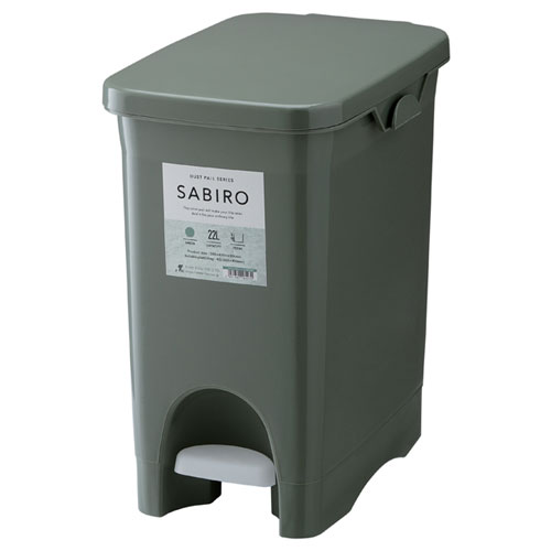 【東谷】サビロ　ペダルペール２０ＰＳ　ダストボックス　ごみ箱　ＲＳＤ－１８０ＧＲ １個/RSD-180GR