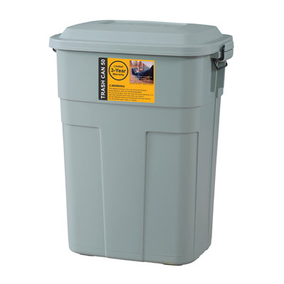 【東谷】トラッシュ缶　５０Ｌ　トラッシュカン　ゴミ箱　ごみ箱　ふた付き １個/LFS-936GR