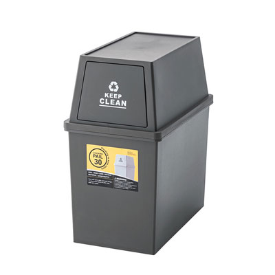 【東谷】スタッキングペール　３０Ｌ　ゴミ箱　ごみ箱　ふた付き １個/LFS-760BR