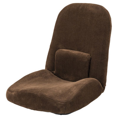 【東谷】腰サポートリクライナー　座椅子　ＲＫＣ－１７２ＢＲ（ブラウン） １個/RKC-172BR