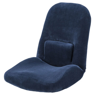 【東谷】腰サポートリクライナー　座椅子　ＲＫＣ－１７２ＮＶ（ネイビー） １個/RKC-172NV