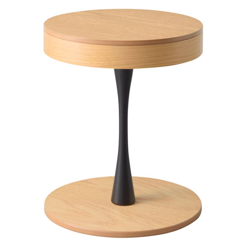 サイドテーブル　天然木　木製テーブル　