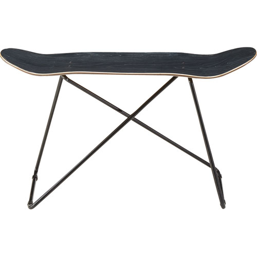 【東谷】スケートボードテーブル　腰掛け　椅子　チェア　スツール　インテリア　ＳＦ－２０１ＢＫ １台/SF-201BK
