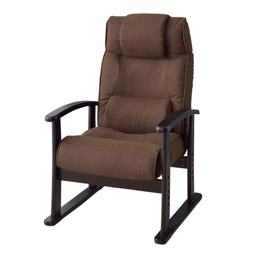 【東谷】楽々チェア　座椅子　イス　ＲＫＣ－３８ＢＲ １脚/RKC-38BR