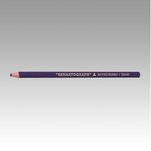 【三菱鉛筆】油性ダーマトグラフ　紫 １２本/K7600.12