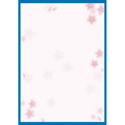 【ササガワ】和柄用紙　和ごころ　Ａ４判（桜） １０枚/4-1005