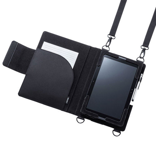【サンワサプライ】直送　ショルダーベルト付き１０．１型タブレットＰＣケース　背面カメラ対応 １個/PDA-TAB4N