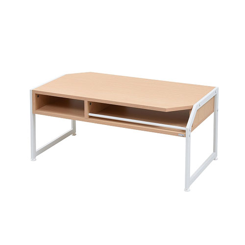 【ＪＫプラン】テーブル　ローテーブル　センターテーブル　北欧　テイスト　木製　スチール　Ｒｉｔａ（ホワイト） １台/RT-007-WH
