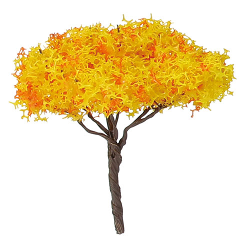 【アーテック】ジオラマ模型　秋の樹木　木　ミニチュア　自然　紅葉　１／１５０　１０個組/055626