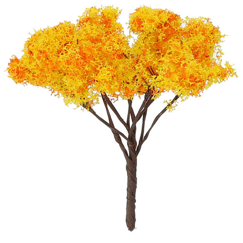 【アーテック】ジオラマ模型　秋の樹木　木　ミニチュア　自然　紅葉　１／１００　１０個組/055627