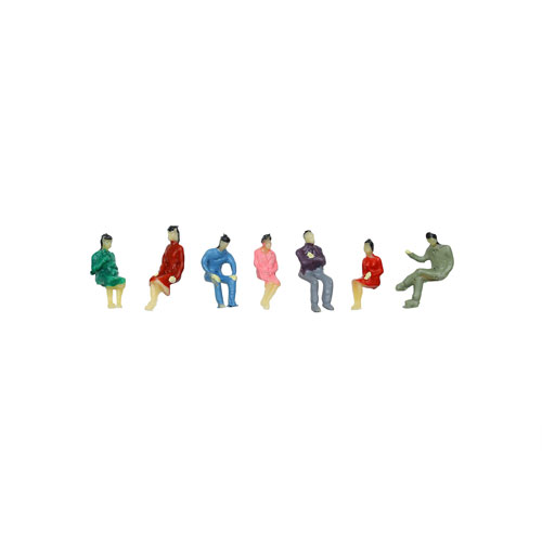 【アーテック】ジオラマ模型　座ってる人　人物　ミニチュア　１／１００　１０個組/055629