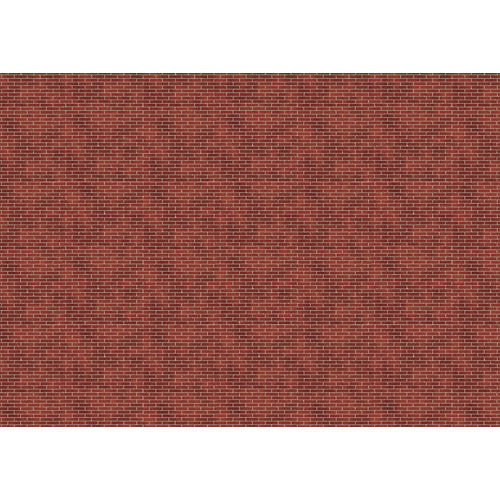 【アーテック】ジオラマタックシート　赤レンガ　ミニチュア　模型　背景　１／３５　５枚組/055655