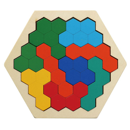 【アーテック】木製ヘキサゴンパズル １個/021180