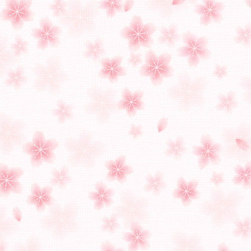 【ササガワ】包装紙　花柄　５０枚　　半才判　和ごころ桜/49-1510
