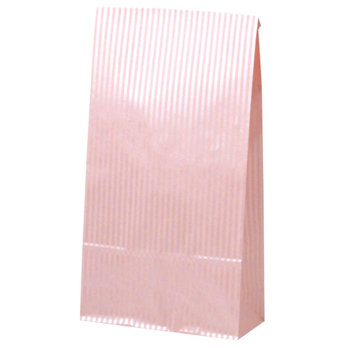 【ササガワ】ギフトバッグ　角底袋　クリスタルピンク　　１００枚袋入り　横145×マチ65×縦280ｍｍ/50-3410