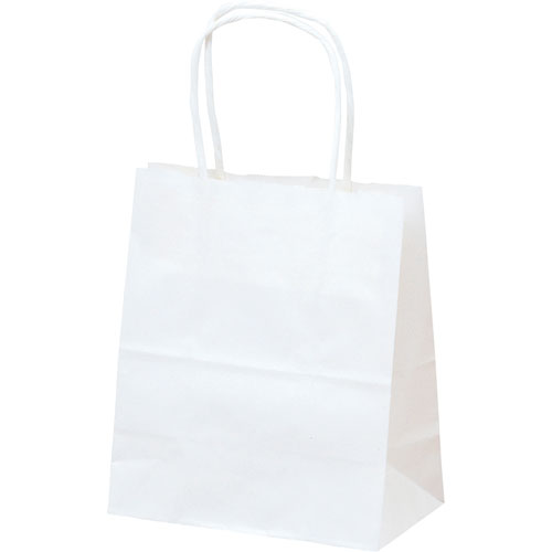 【ササガワ】手提げバッグ　白無地　特小　　１０枚袋入り/50-6913