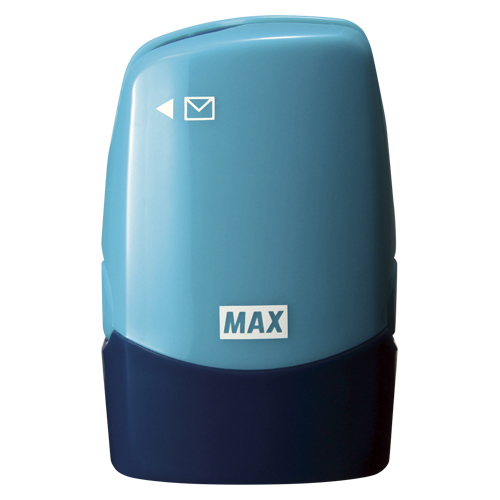 【マックス】コロコロケシコロｗｉｔｈレターオープナー　個人情報保護用ローラー式スタンプ（ブルー） １個/SA90173