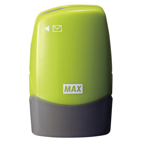 【マックス】コロコロケシコロｗｉｔｈレターオープナー　個人情報保護用ローラー式スタンプ（ライトグリーン） １個/SA90172