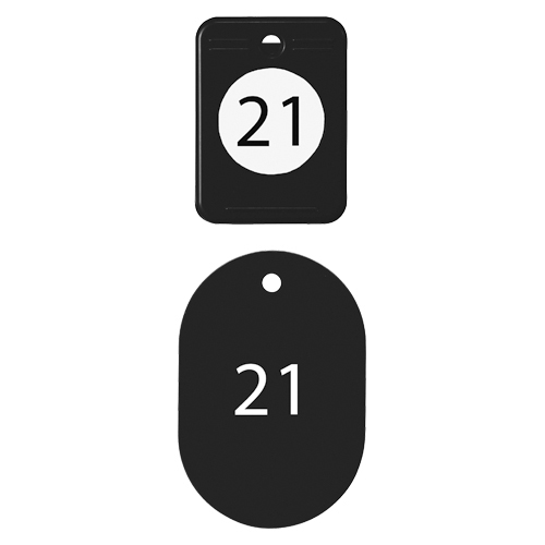【オープン】クロークチケット　２１〜４０番　ＢＦ－１５１－ＢＫ（黒） １箱/BF-151-BK