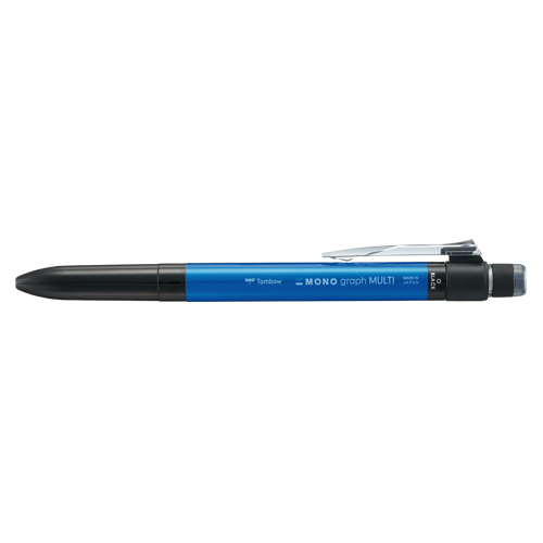 【トンボ鉛筆】多機能ペンモノグラフマルチ　２色ボールペン０．５（黒・赤）＋シャープ０．５（ブルー） １本/CPA-161D