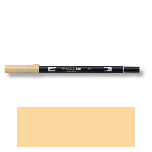 【トンボ鉛筆】ＡＢＴ　デュアルブラッシュペン　水彩　マーカー　カラーペン　ツインタイプ　DUALBRUSH　単色（オパール） １本/AB-T910