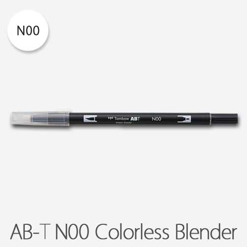 【トンボ鉛筆】ＡＢＴ　デュアルブラッシュペン　水彩　マーカー　カラーペン　ツインタイプ　DUALBRUSH　単色（カラーレスブレンダー） １本/AB-TN00