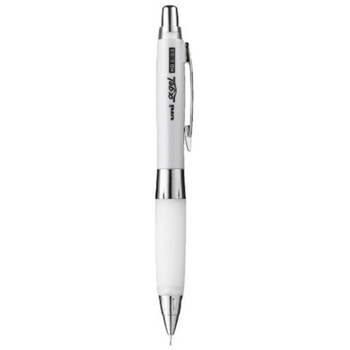 【三菱鉛筆】ユニ　アルファゲル　シャープペン　かため　シャカシャカ機構（ホワイト） １本/M5619GG1P.1