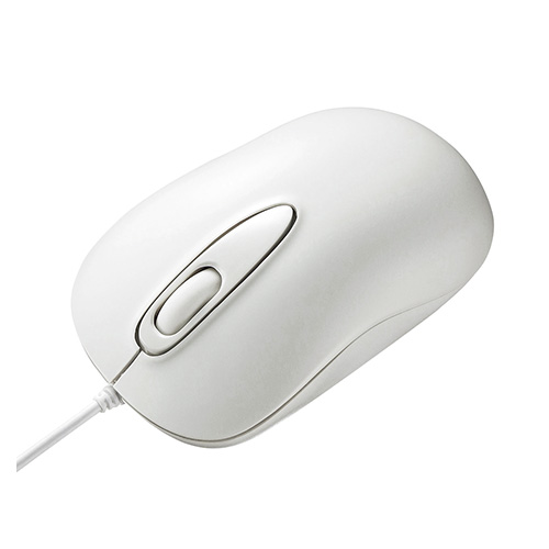 【サンワサプライ】有線レーザーマウス（ホワイト） １個/MA-LS176W