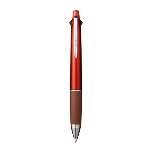 【三菱鉛筆】ジェットストリーム４＆１　多機能ペン　４色ボールペン０．５（黒・赤・青・緑）＋シャープ０．５（ブラッドオレンジ） １本/MSXE510005.38