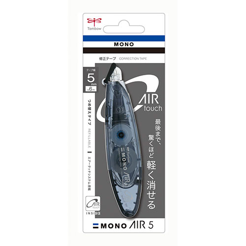 【トンボ鉛筆】修正テープモノエアーペン型詰替え式５Ｃ１１（ブラック） １個/CT-PAX5C11