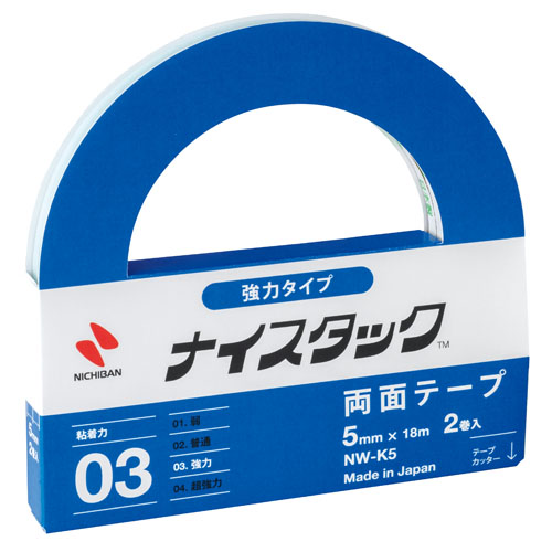 【ニチバン】ナイスタック　強力タイプ　両面テープ　両面テープ　強力タイプ ２巻/NW-K5