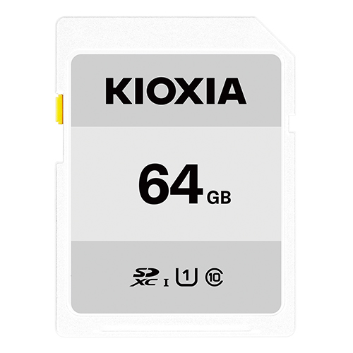 【キオクシア】ＳＤＨＣ／ＳＤＸＣメモリーカード　６４ＧＢ １枚/KCA-SD064GS