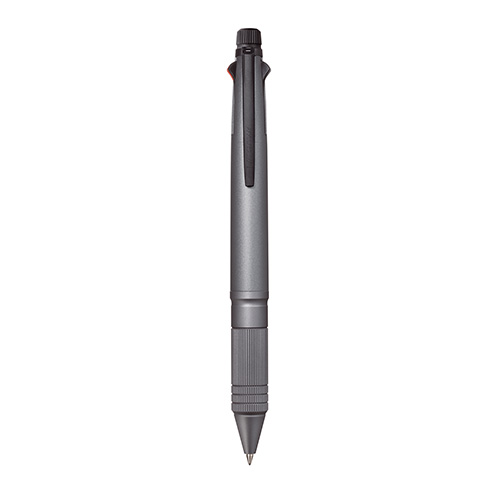 【三菱鉛筆】ジェットストリーム４＆１メタル　多機能ペン　４色ボールペン０．５（黒・赤・青・緑）＋シャープ０．５（ガンメタリック） １本/MSXE5200A5.43
