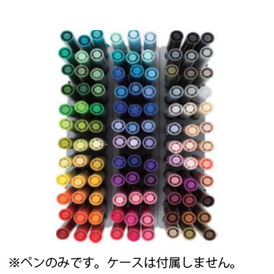 【トンボ鉛筆】ＡＢＴ　デュアルブラッシュペン　水彩　マーカー　カラーペン　ツインタイプ　DUALBRUSH　全１０８色製品セット（ケースなし） １セット/AB-T108CBULK
