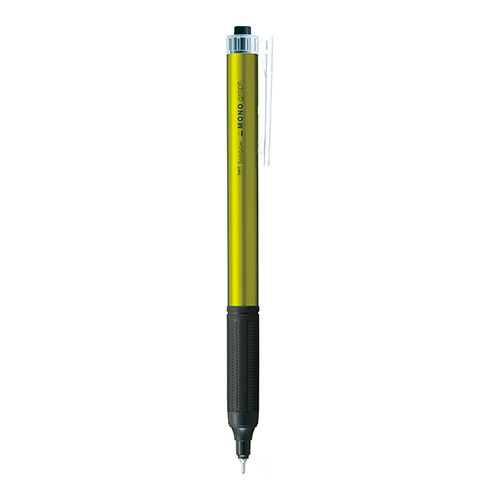 【トンボ鉛筆】油性ボールペン　モノグラフライト　０．３８（ライム） １本/BC-MGLU51