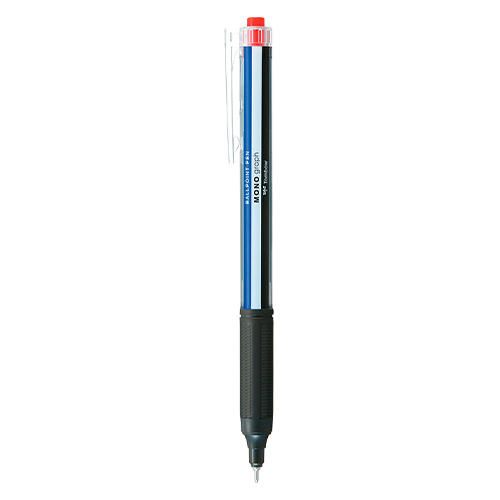【トンボ鉛筆】油性ボールペン　モノグラフライト　０．３８（モノカラー赤） １本/BC-MGLU01R25