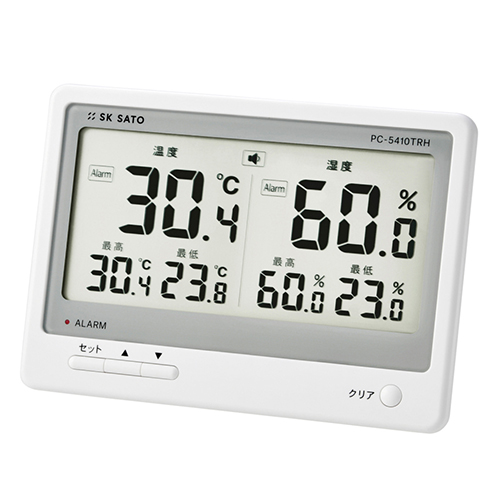 【佐藤計量器】デジタル温湿度計　ＰＣ－５４１０ＴＲＨ １個/1074-10