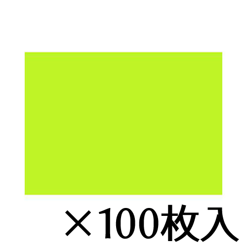 【トーヨー】いろがみ　Ｂ４ (25×35cm)　うす黄緑　１セット（１００枚入） /067114