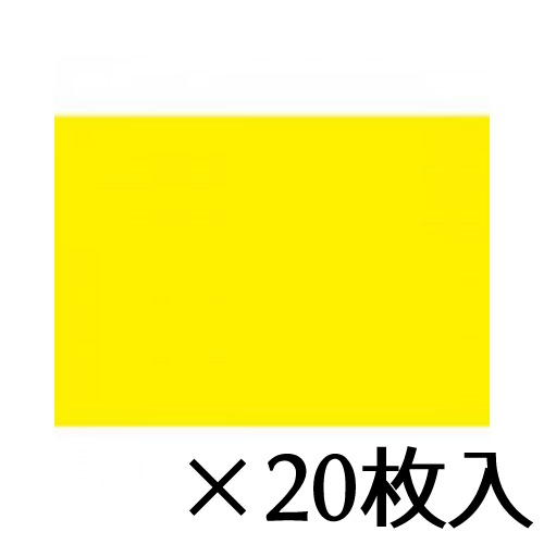【トーヨー】色工作用紙　レモン　１セット（２０枚入） ３２．０Ｘ４５．０ｃｍ／枚/370112