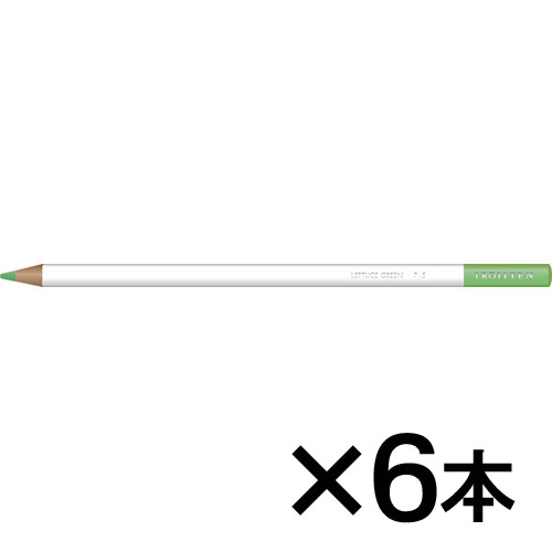 【トンボ鉛筆】色鉛筆　色辞典単色Ｐ５　１セット（６本入） （若菜色）/CI-RP5