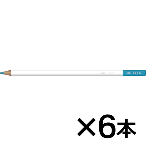 【トンボ鉛筆】色鉛筆　色辞典単色Ｐ７　１セット（６本入） （アクア）/CI-RP7